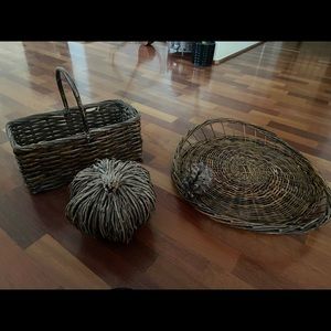 Beautiful baskets and decorative